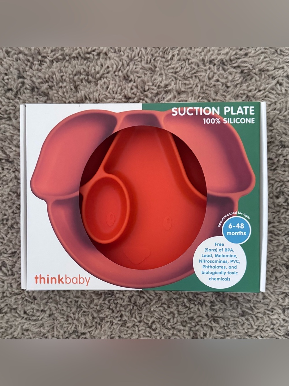 Thinkbaby Suction Plate (Dog) for 6-48 Months